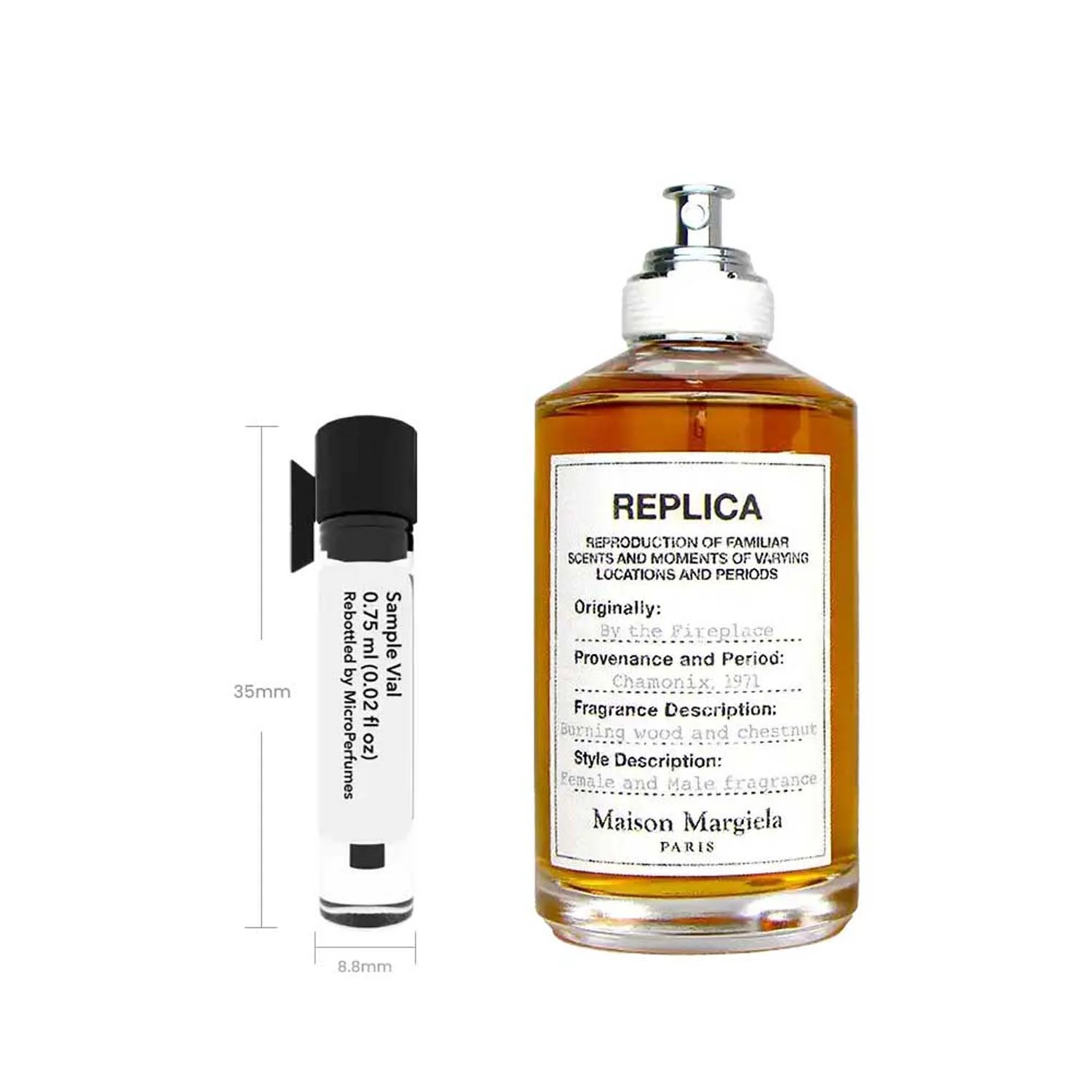 Replica: By the Fireplace - Sample Vial - Image 4