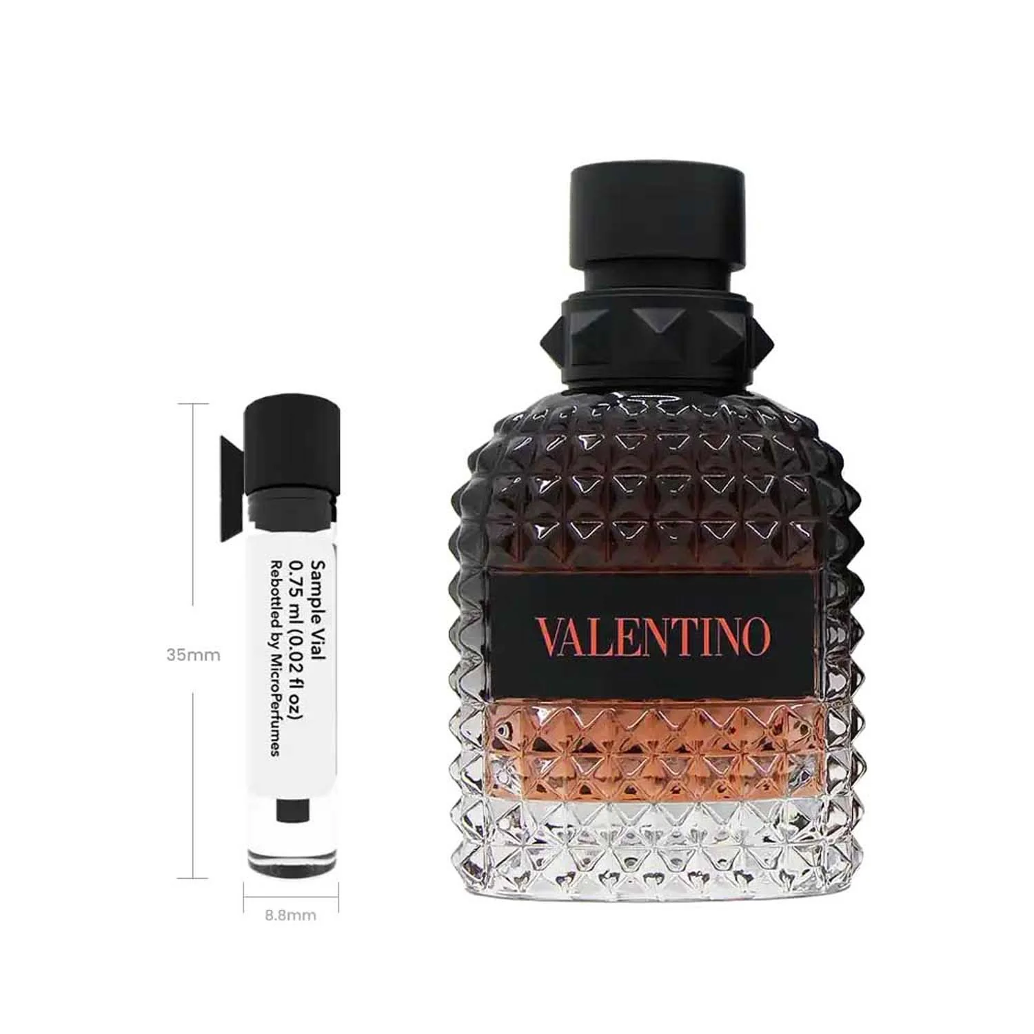 Uomo Born in Roma Coral Fantasy - Sample Vial - Image 4