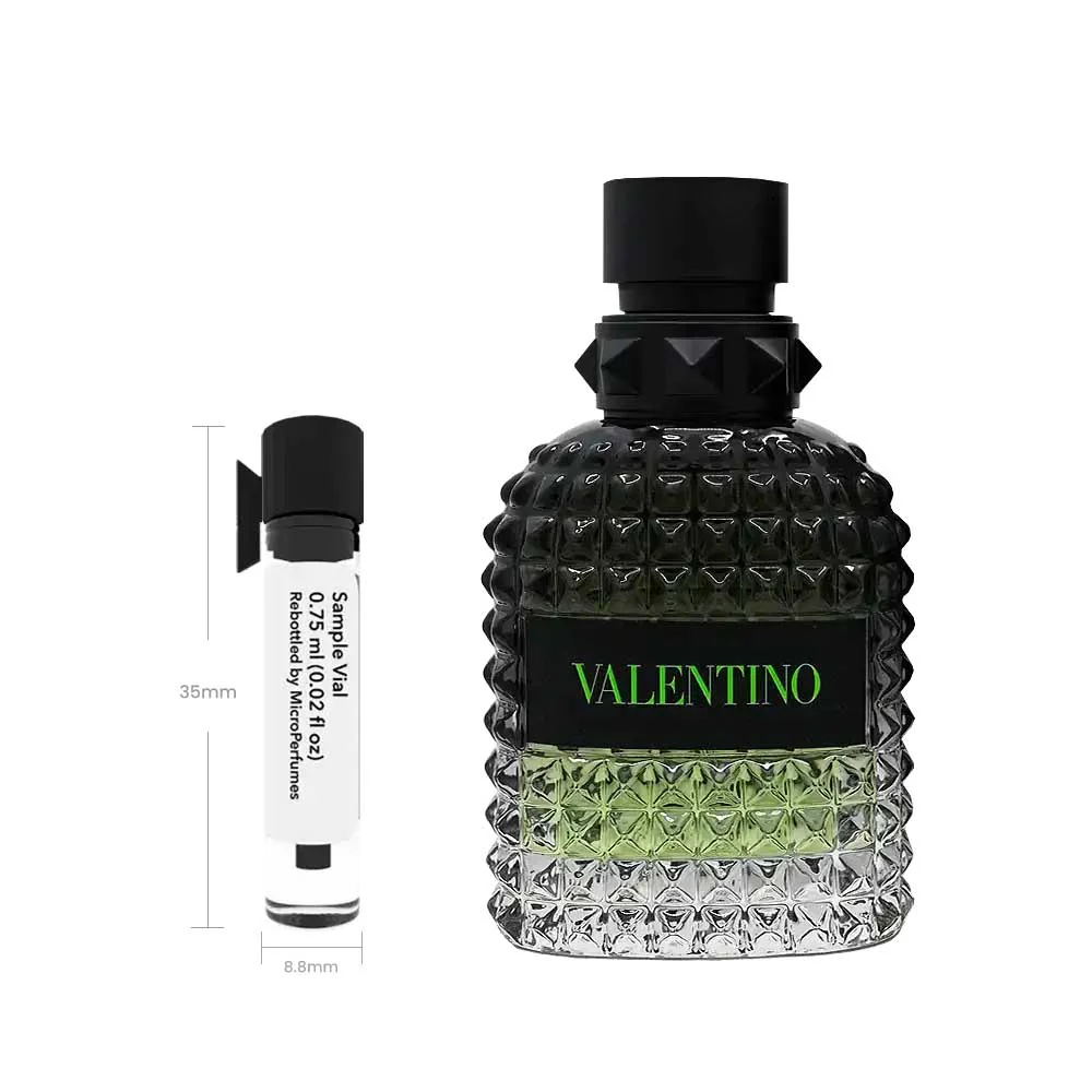 Uomo Born in Roma Green Stravaganza - Sample Vial - Image 3